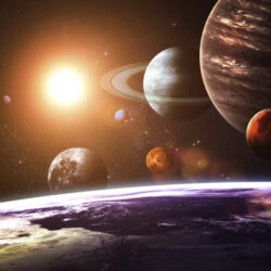 solar system - deposit photos